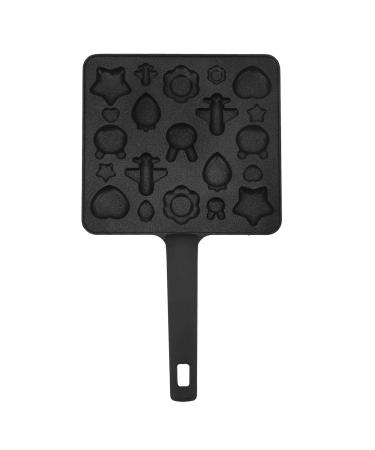 DIXII Breakfast Flat Pan Biscuits Frying Pan Alloy Portable Model Biscuits Making Pan Kitchen Utensils for Home Kitchen