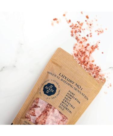 Edinburgh Skincare Co. Luxury Pink Himalayan Bath Salts - Promotes Muscle Relaxation, Relieves Stress, Restores Skin - Infused with Essential Oils - Buy Online on SooperMarket.com