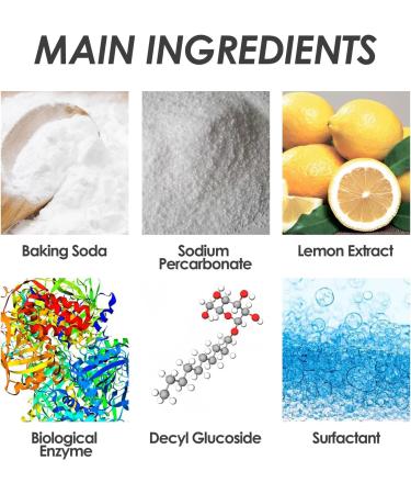 Biological Enzyme Cleaning Sheet Biological Enzyme Explosion Salt deep Detergent Dissolving Concentrated Sheet Multi-Purpose Detergent Clothes Shoes Curtains Sheets and Covers Multi-Purpose cl - Buy Online on SooperMarket.com
