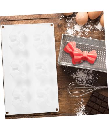 Cabilock Butterfly Fondant Cake Decoration Bowknot Silicone Mold Candle Molds Dessert Pastry 29X17CM White3 - Buy Online on SooperMarket.com