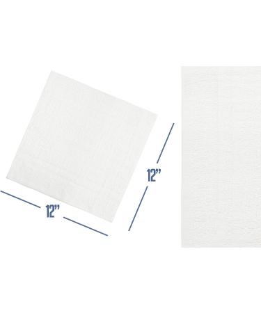 100% Cotton Washcloths 60 Pack | Highly Absorbent 400 GSM Face and Body Washcloth Bulk Pack | Soft Fingertip Towel for Bath Room | 12 x 12 Inches | White Pack of 60 - Buy Online on SooperMarket.com