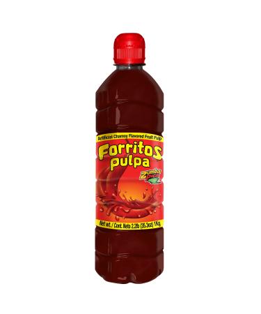 Zumba Pica Forritos Pulpa Chamoy Sauce 2.2lb (1kg) - Chamoy Candy - Chamoy dip - Chamoy Sauce for Fruit - Chamoy Paste - Chilito Chamoy - Chamoy Rim Paste Mexican Candy - Chamoy Rim Dip 2.2 Pound (Pack of 1)