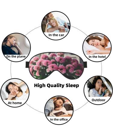 Beauty Flowers Soft Sleep Eye Mask - Breathable Eye Patch for Women | Perfect for Travel & Relaxation - Buy Online on SooperMarket.com