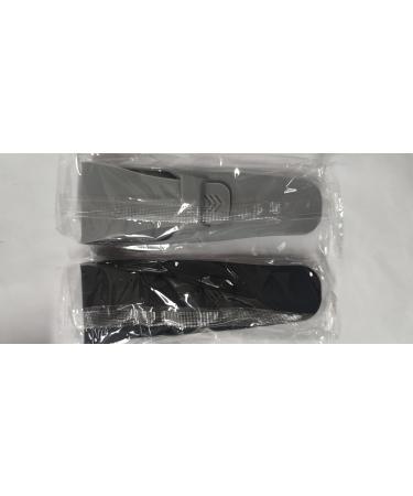Portable Razor Case - Travel-Friendly Protective Cover | 2 PCs Silicone Razor Travel Case (Black & Gray) - Perfect for Safe Shaving on the Go - Buy Online on SooperMarket.com
