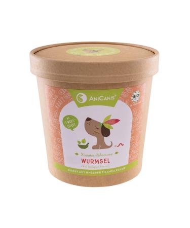 Anicanis Bio herbal mix Wurmsel for dogs - herbs dried - intestinal & intestinal mucosa - feed additive Barf herbs from the veterinary practitioner - 100g organic Wurmsel