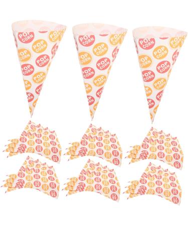 Didiseaon 200 Pcs Popcorn Bag Clear Goody Bag Kids Cone Bags Piping Bags Kids Snack Bag Halloween Treat Bags for Candy Mini Popcorn Boxes Halloween Cone Bags Child Waffles Paper Glass - Buy Online on SooperMarket.com