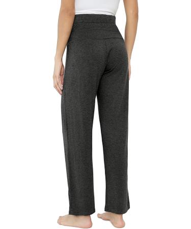 Amorbella Women's Maternity Sweatpants - Long Yoga/Pajama/Lounge Pants - Charcoal - Size S - Buy Online on SooperMarket.com
