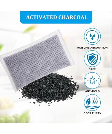 Activated Charcoal Odor Absorber | Trash Can & Diaper Pail Deodorizer | 6 Pack Refill for iTouchless 8 Gallon - Buy Online on SooperMarket.com