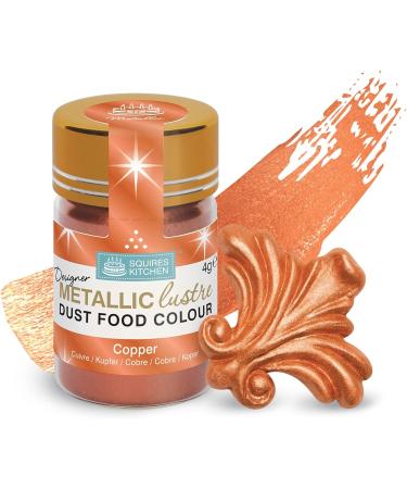 Squires Kitchen Metallic Lustre Dust Copper - 4g | High-Quality Designer Finish - Buy Online on SooperMarket.com