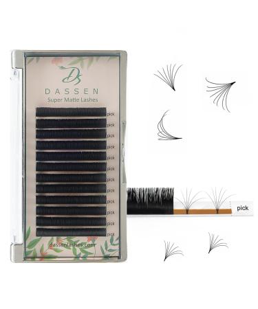 Lash Extensions Easy Fan Volume Lashes .03 Volume Eyelashes Extension CC Curl Faux Mink Blooming Lash Extension (0.03-CC 8-16 Mixed Tray) 1 count (Pack of 1) 0.03-cc