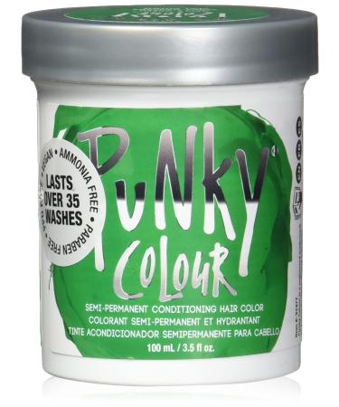 jerome russell Punky Hair Color Creme Apple Green 3.5 Ounce