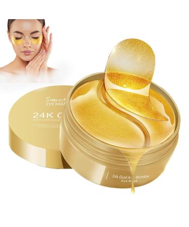 Eyes pads eye pads against dark circles remove eye mask eye patches men hyaluron collagen moisture donation for puffiness fine lines tear bags gold mask eye treatment mask 60pcs