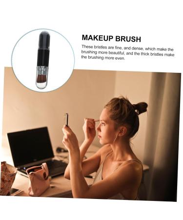 NOLITOY Dual Ended Telescopic Makeup Brush - Foundation & Loose Powder Blending Tool for Travel | Best Cosmetic Brush for Flawless Makeup - Buy Online on SooperMarket.com