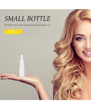 Healeved 10ML Nasals Spray Bottle - Set of 20 Refillable Mist Sprayers Versatile Travel Spray Bottle With Cover for Water Oils Skin Care Fine Mist Sprayers - Small Spray Bottle - Buy Online on SooperMarket.com