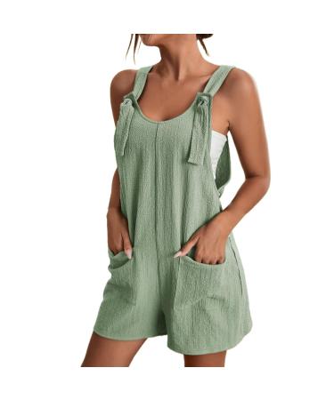 WILLBEST Womens Overall Jumpsuit Long Sleeve Stretch V Neck High Waisted Playsuit Wide Leg Long Pants Jumpers Rompers Playsuit 1301-oyvsw-gn2#4 L