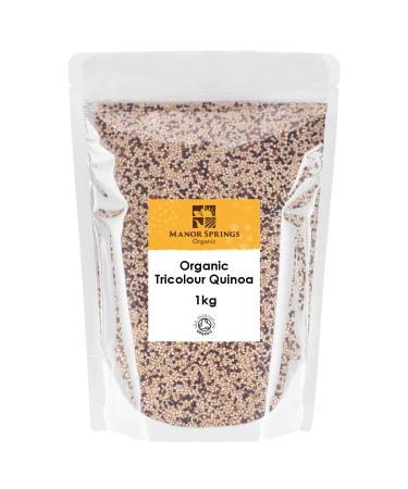 Organic Tricolour Quinoa 1kg by Manor Springs Organic