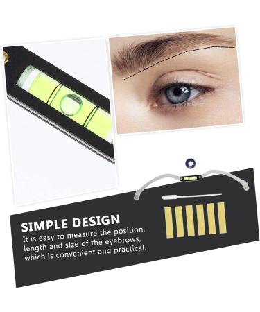 Baluue 1pc Microblading Eyebrow The Tools Eyebrow Measure Tool Silver Eyebrow Positioning Tool - Buy Online on SooperMarket.com