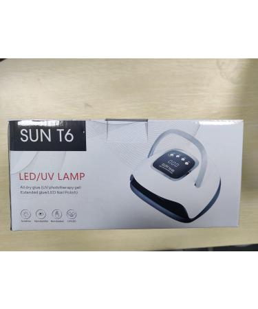 LKE 220W UV Nail Lamp - Gel Nails UV Lamp with Improved Charging 4 Timers LCD Display Infrared Sensor Removable Base & Handle - Best for Manicures - Buy Online on SooperMarket.com