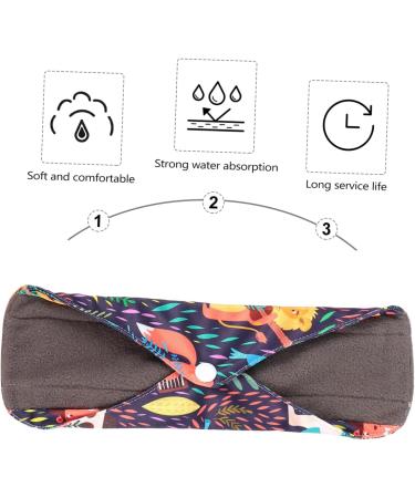 6pcs Reusable Bamboo Panty Liners - Washable Maternity & Menstrual Pads - Buy Online on SooperMarket.com