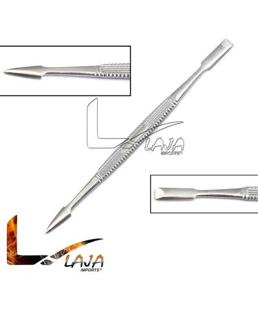 LAJA IMPORTS SET OF 50 PROFESSIONAL NAIL CUTICLE PUSHER STAINLESS STEEL FOR MANICURE AND PEDICURE - Buy Online on SooperMarket.com