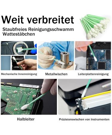 Buy 50 Reusable Foam Cleaning Cotton Swabs for Inkjet Printers & Cameras - Optimal Cleaning Sticks for Print Head & Optical Lens Care - Buy Online on SooperMarket.com