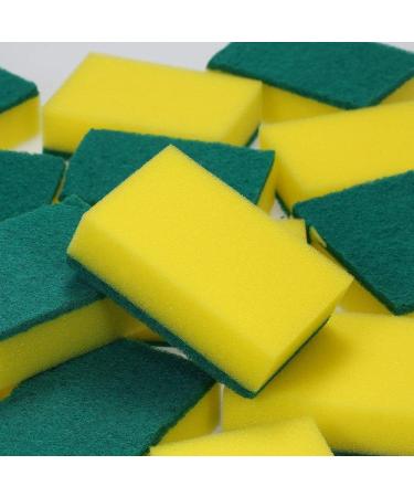 20 Pack Multi-Use Heavy Duty Scrub Sponge Extra Thin Magic Cleaning Sponges Eraser Sponge for Kitchen Bathroom Furniture Leather Car & Steel - Buy Online on SooperMarket.com