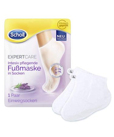 Scholl EXPERTCARE intensive nourishing foot mask with lavender oil moisturizing care 1 pair of disposable socks 1-pack