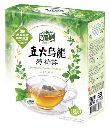 3:15PM Premium Authentic Taiwanese Leaves Cut Oolong Tea - 18 Tea Bags (Mint)