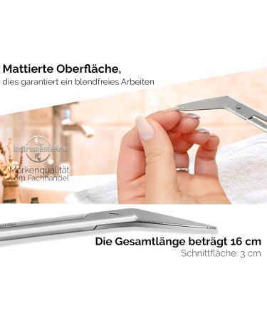 Extra Long Toenail Scissors for Seniors - Angled Pointed Nail Cutter & Foot Care Set (16 cm) | Ideal for Pedicures & Easy Nail Care - Buy Online on SooperMarket.com