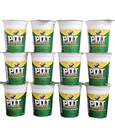 Chicken & Mushroom Pot Noodle Multipack - Pack of 12 x 90g