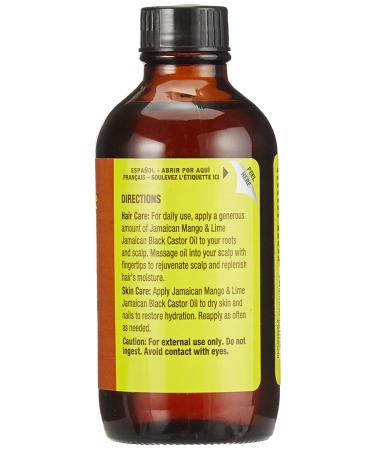 Jamaican Mango & Lime Black Castor Oil 4 oz - Original Formula - Buy Online on SooperMarket.com