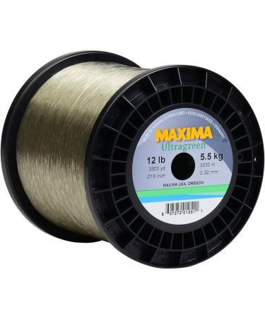 Maxima Ultragreen 12lb/3300yd Fishing Line Spool - High Quality Service Spool - Buy Online on SooperMarket.com