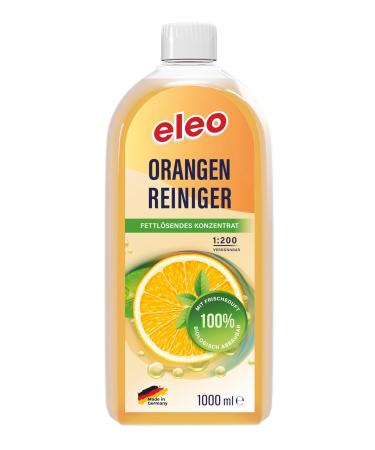 1 liter orange cleaner |All -purpose cleaner with high fat solving power for windows doors worktops etc. |Concentrating cleaning agent (1 liter) 1 l (1 Pack)
