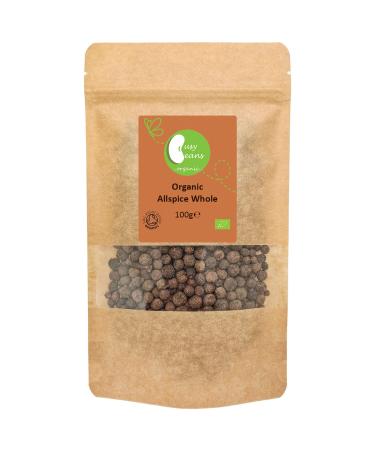 Organic Allspice Whole (Pimento) - Certified Organic - by Busy Beans Organic (100g)