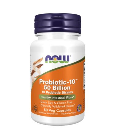 Now Foods Probiotic-10 50 Billion 50 Veg Capsules