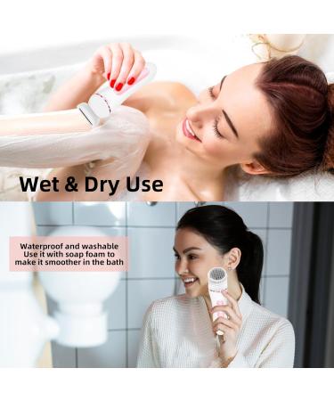 Journeyside 5-in-1 Wireless Epilator for Women | Long-Lasting Hair Removal Lady Shaver & Facial Spa Wet & Dry with LED Light - Buy Online on SooperMarket.com