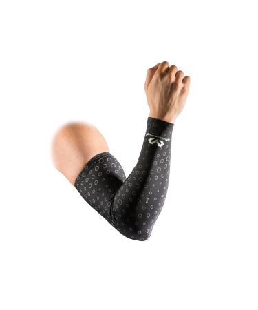 McDavid 6579 uCool Compression Arm Sleeves Cooling Arm Compression Sleeves with 50+ UV Sun Protection for Running Adult M