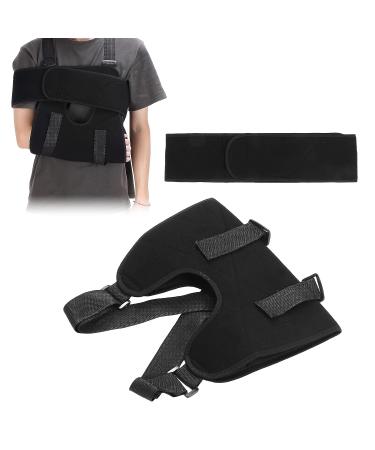 Adjustable Arm Sling Shoulder Immobilizer | Rotator Cuff Support Brace - Black - Buy Online on SooperMarket.com