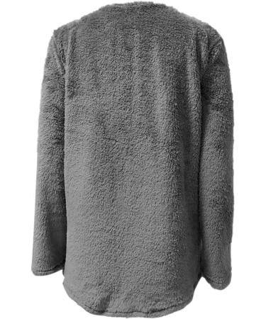 AMhomely Women's Plus Size Soft Teddy Fleece Hooded Jumper - Double Fleece Casual Hoodie with Pocket, V Neck Sweatshirt - Winter Lounge Top - Buy Online on SooperMarket.com