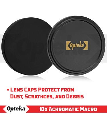 Opteka Achromatic 10x Diopter Close-Up Macro Lens for Sony E-Mount Cameras - 40.5mm, 49mm, 58mm Threads - Buy Online on SooperMarket.com