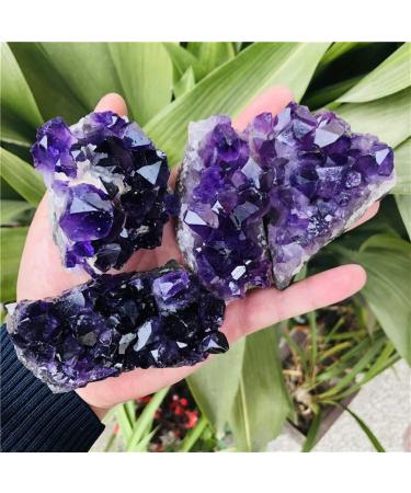 Home Decor Natural Dream Amethyst Quartz Crystal Cluster Specimen Gifts Natural Crystal Room Decoration FUZEGRDLI (Color : 90-100g Size : 1pc) 1pc 90-100g