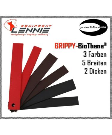Buy BioThane by the Meter - Grippy Super Heavy 13-19mm Wide 3.8mm Thick Black 16mm (BL561) | International Shipping - Buy Online on SooperMarket.com