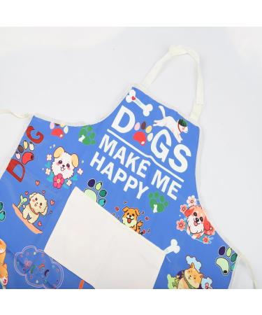 BNQL Waterproof Dog Cooking Apron | Cute Puppy Care Gift & Groomer Essential - Make Dogs Happy! - Buy Online on SooperMarket.com
