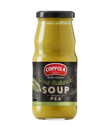 Coppola Find Balance! Soup with Peas leek & ginger - No Sugar Added 350g (Pack of 6)