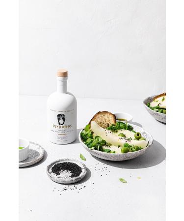 2023 Gold Medal Winner High Phenolic USDA Organic Greek Extra Virgin Olive Oil 16.9 oz Bottle - Vegan Cold Extracted from Greece - Koroneiki Variety by PJ KABOS Family Reserve - Buy Online on SooperMarket.com
