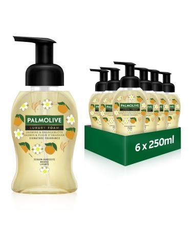 Palmolive Soap Luxury Foam Jasmine & Orange Blossom 6x250ml - Foam soap for gently cleaning the hands Jasmine 250 ml (pack of 6)