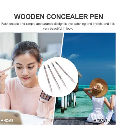 KALLORY Makeup Concealer Pen 4pcs Professional Concealer Pens Cosmetic Concealer Pencils Concealer Sticks Makeup Concealer 16x0.8cm Assorted Color - Buy Online on SooperMarket.com