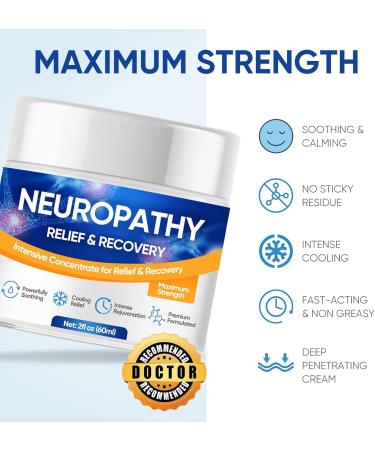 Topffy Neuropathy Pain Relief Cream - Maximum Strength for Feet, Hands, Legs & Toes - Includes Arnica, Vitamin B6, E & Aloe Vera - Buy Online on SooperMarket.com