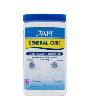 API GENERAL CURE Freshwater and Saltwater Fish Powder Medication 30-Ounce Bulk Box