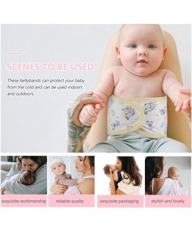 EXCEART 3pcs Baby Belly Band - Newborn Essentials Umbilical Cord Navel Belt - Infant Belly Band (Random Color) - Buy Online on SooperMarket.com